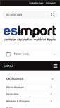 Mobile Screenshot of esimport.fr